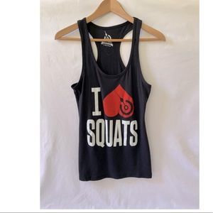 I Heart Squats tank top